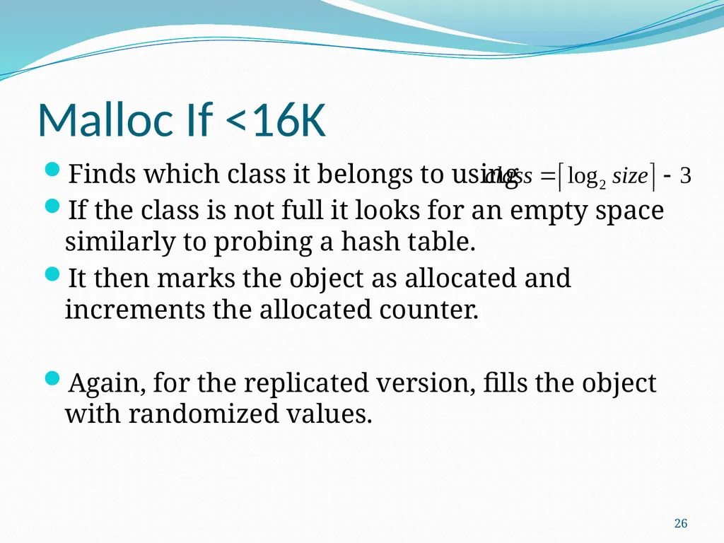 DieHard: Probabilistic Memory Safety for Unsafe - slide 26 of 45