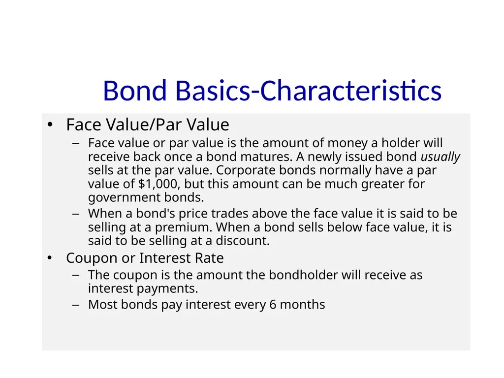 Types of Debt Bond Basics The problem large - slide 4 of 20