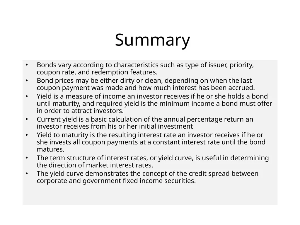 Types of Debt Bond Basics The problem large - slide 19 of 20