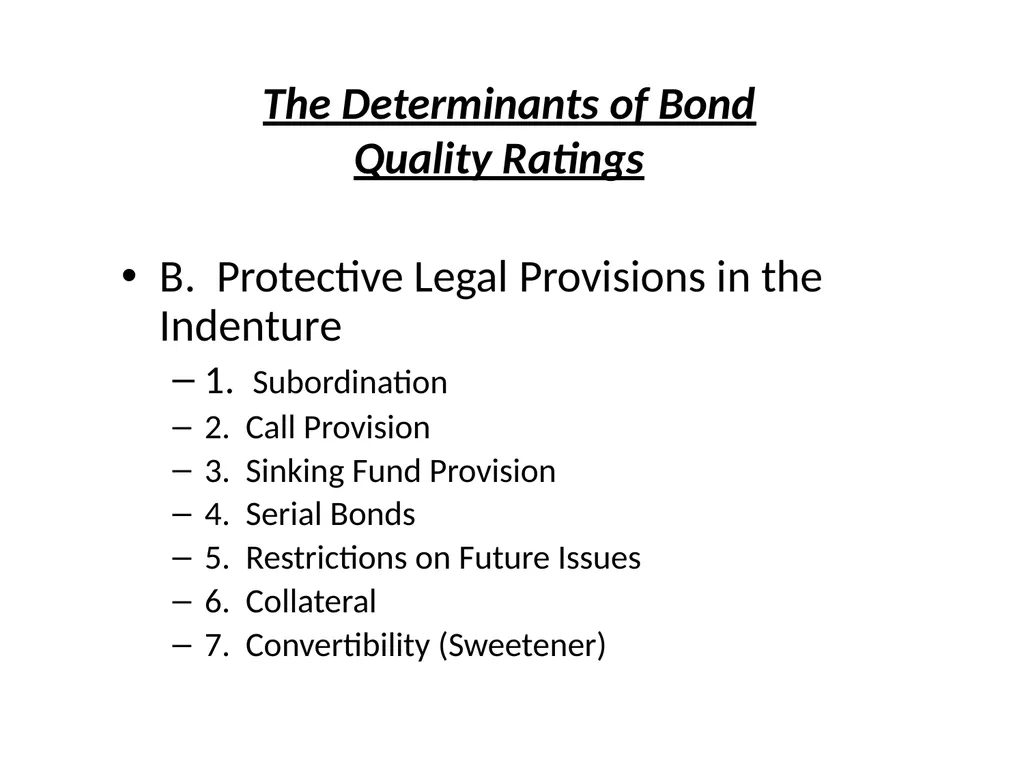 Types of Debt Bond Basics The problem large - slide 15 of 20