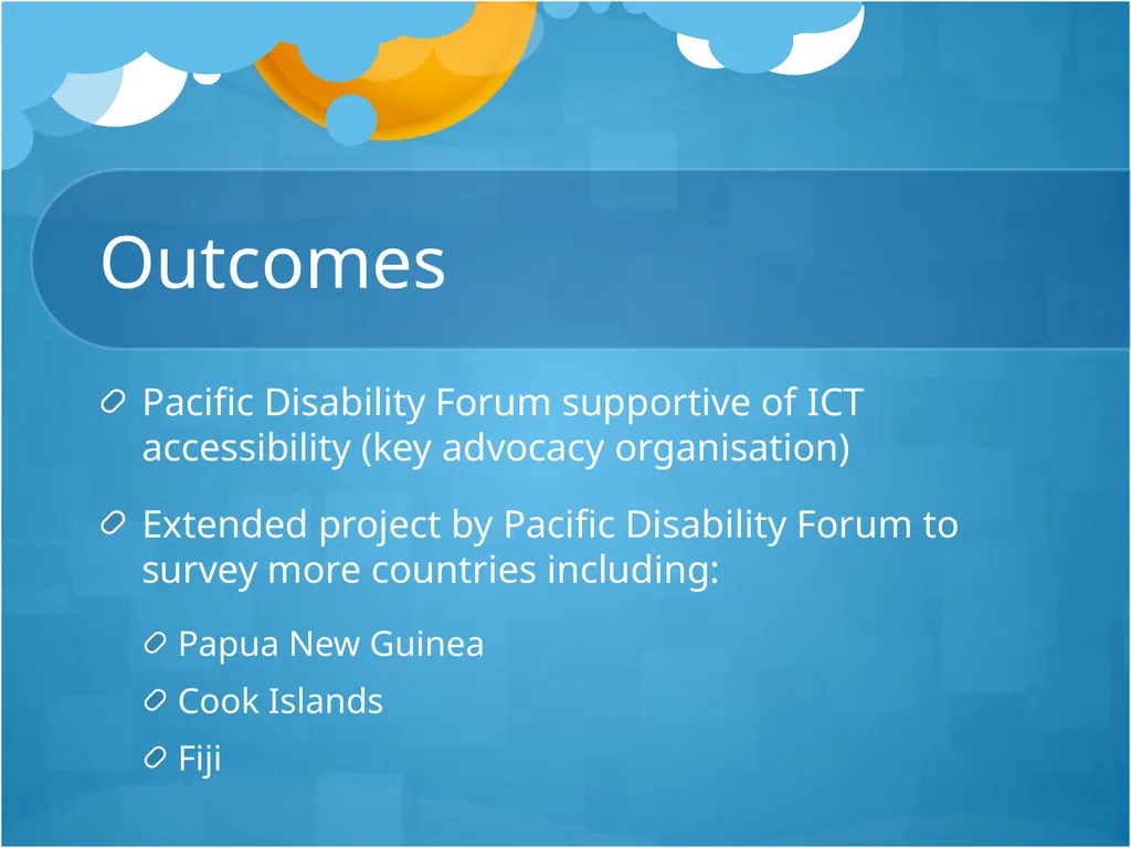 Use and non-use of ICT by people with disability - slide 11 of 14