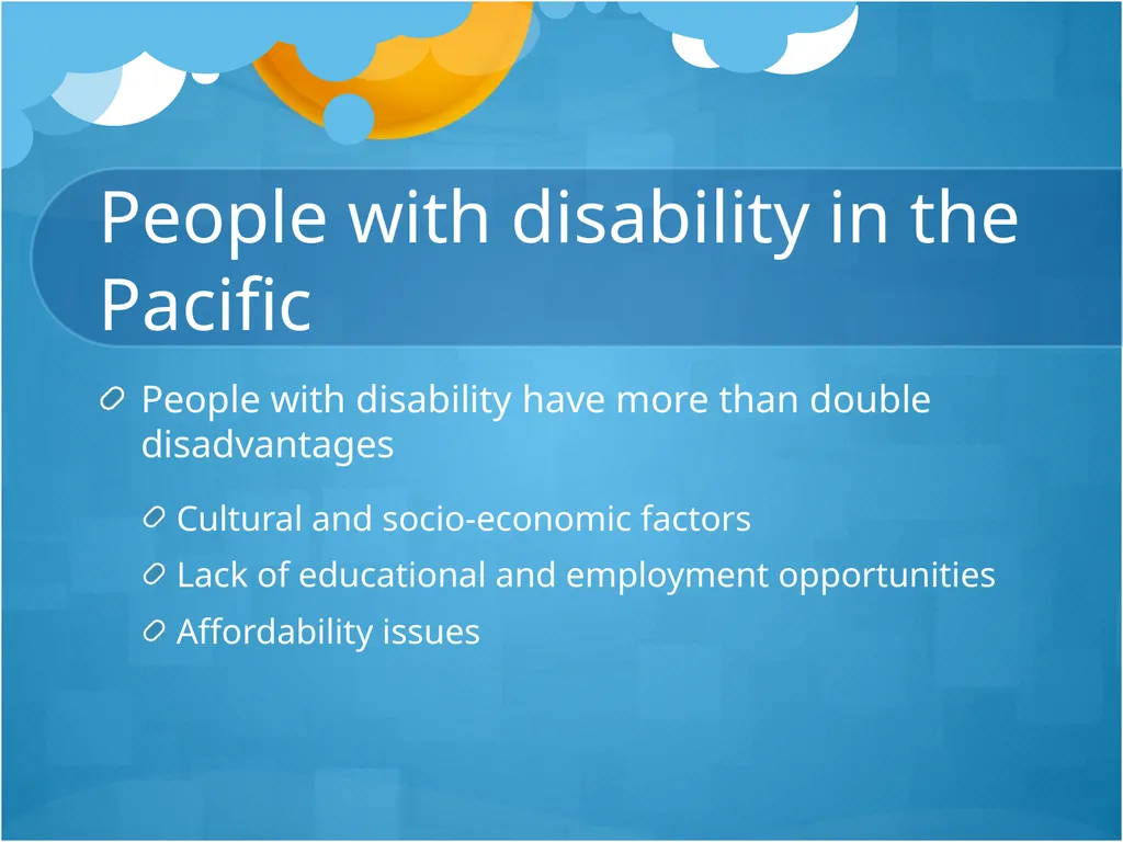 Use and non-use of ICT by people with disability - slide 6 of 14