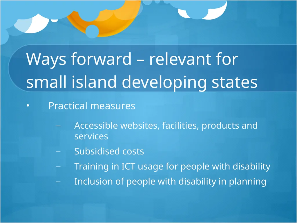 Use and non-use of ICT by people with disability - slide 13 of 14