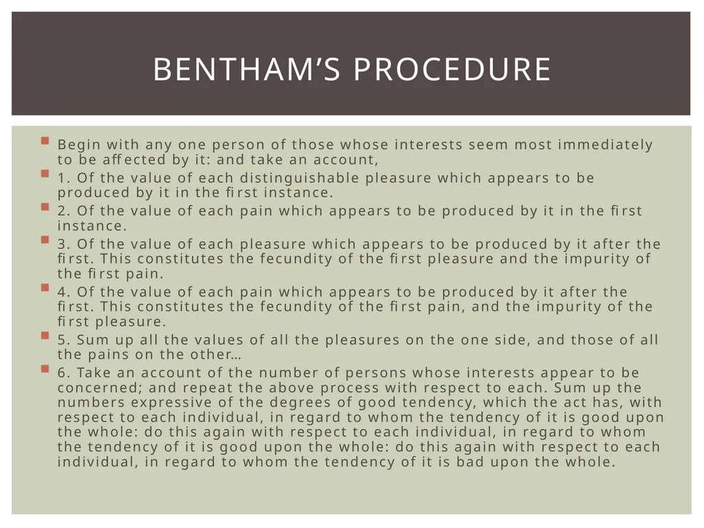 Mill and Bentham 1748 – 1832 Legal and social - slide 7 of 23