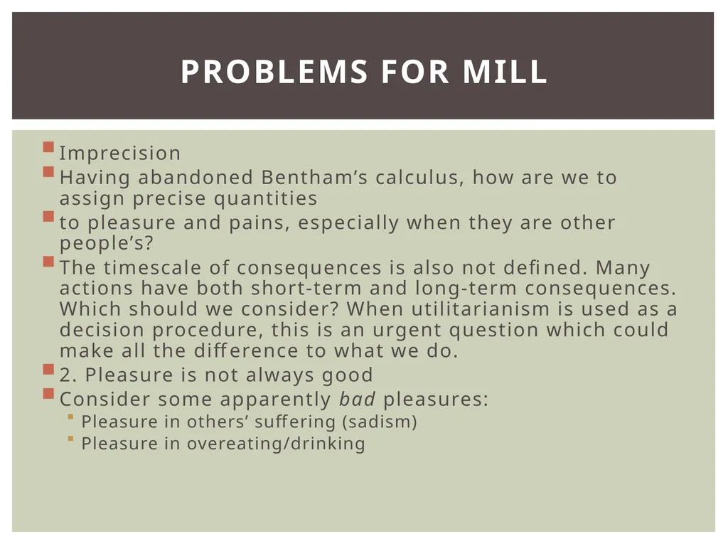 Mill and Bentham 1748 – 1832 Legal and social - slide 19 of 23