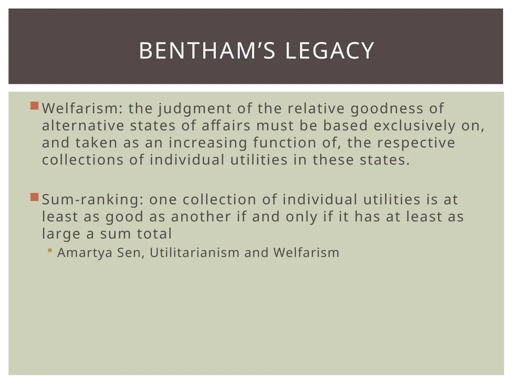 Mill and Bentham 1748 – 1832 Legal and social - slide 8 of 23