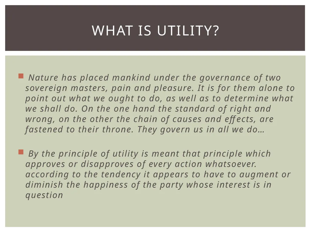 Mill and Bentham 1748 – 1832 Legal and social - slide 5 of 23