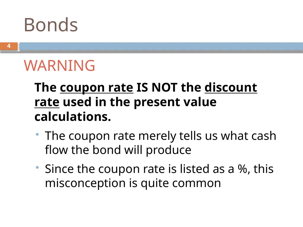 Valuing Bonds Chapter 3 1 Topics Covered 2 Using - slide 4 of 41
