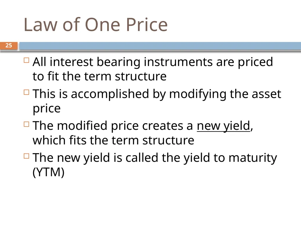 Valuing Bonds Chapter 3 1 Topics Covered 2 Using - slide 25 of 41