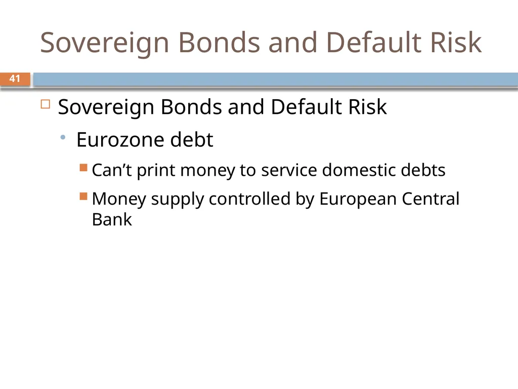 Valuing Bonds Chapter 3 1 Topics Covered 2 Using - slide 41 of 41