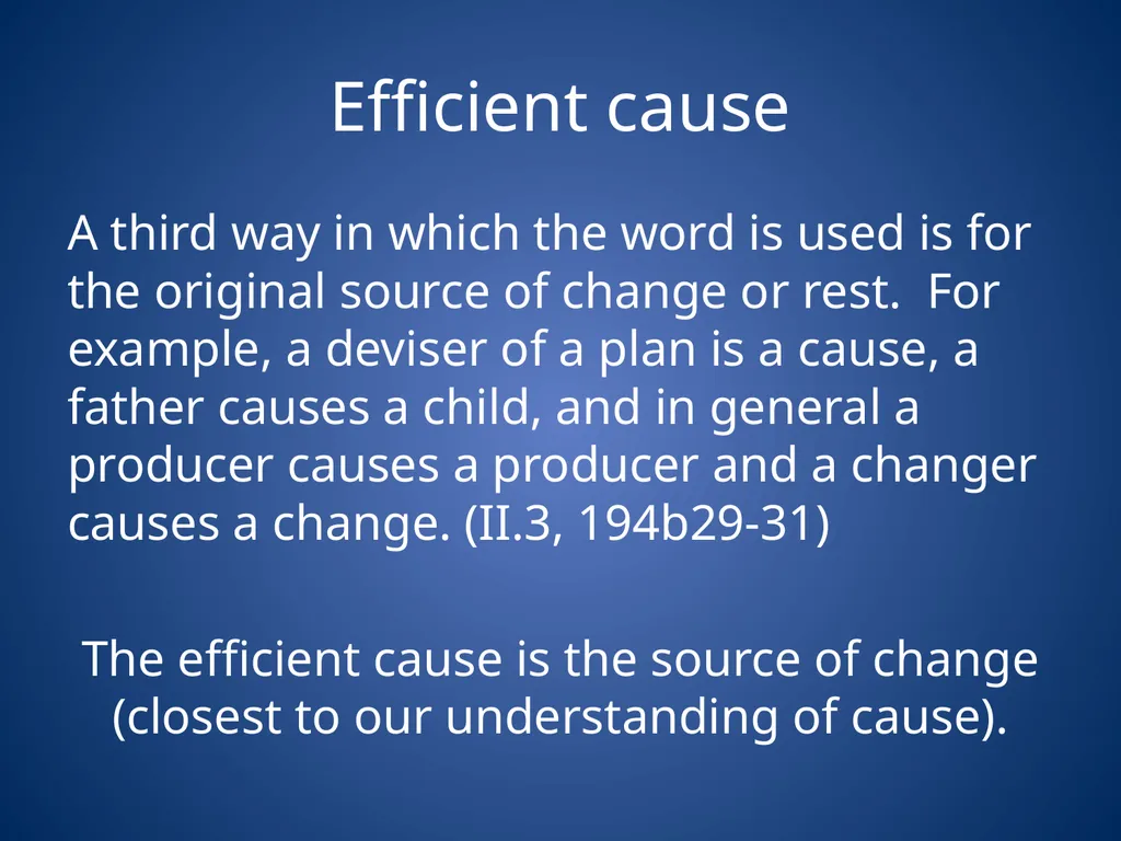 Aristotle’s Physics Influences Theory of the 4 - slide 14 of 18