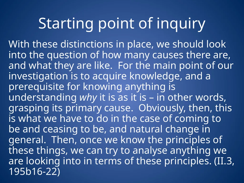 Aristotle’s Physics Influences Theory of the 4 - slide 4 of 18