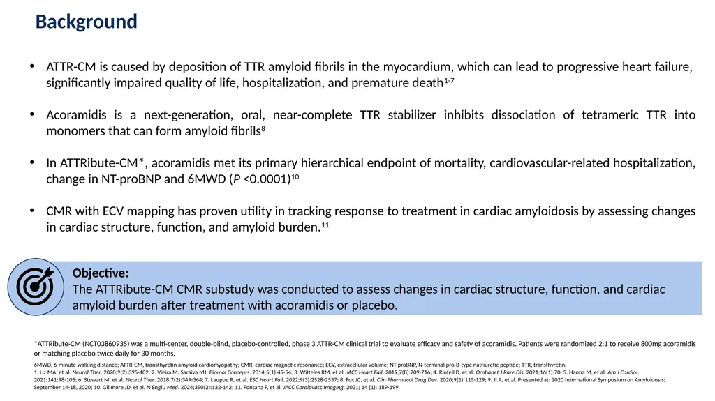 Acoramidis May Improve Cardiac Function and - slide 2 of 8