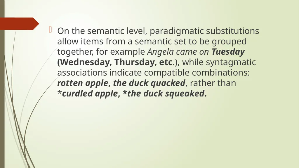 Typology of specialized dictionaries Syntagmatic - slide 3 of 19