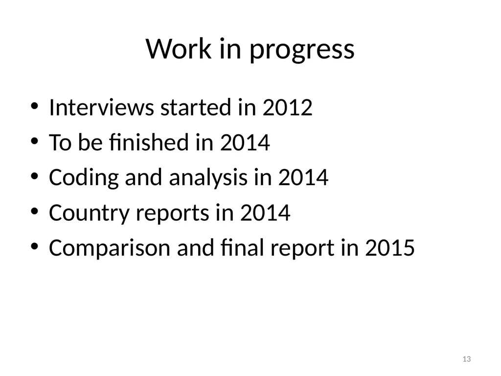Journalists in online media: Perspectives from the - slide 13 of 18