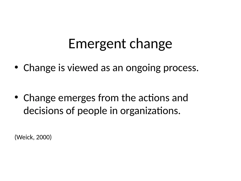 Chapter 2 Theoretical Approaches to Change and - slide 23 of 26