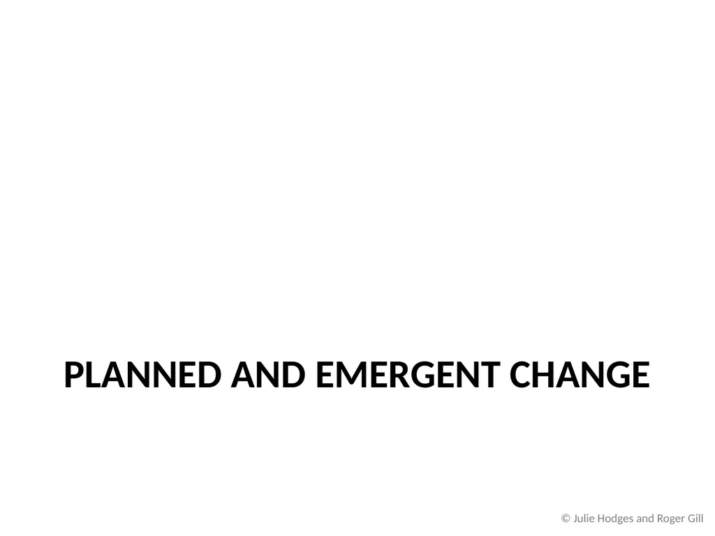 Chapter 2 Theoretical Approaches to Change and - slide 16 of 26