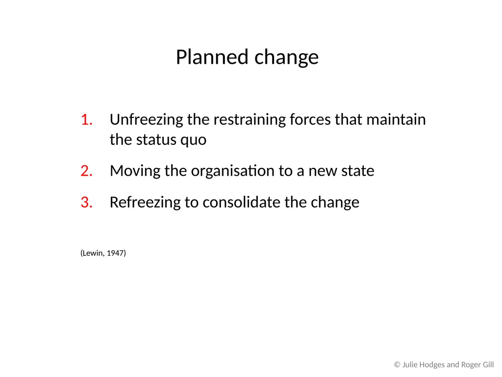 Chapter 2 Theoretical Approaches to Change and - slide 18 of 26