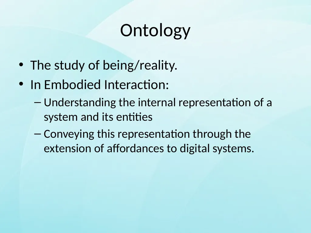 Embodied Interaction By Matthew Dunlap Overview In - slide 13 of 19