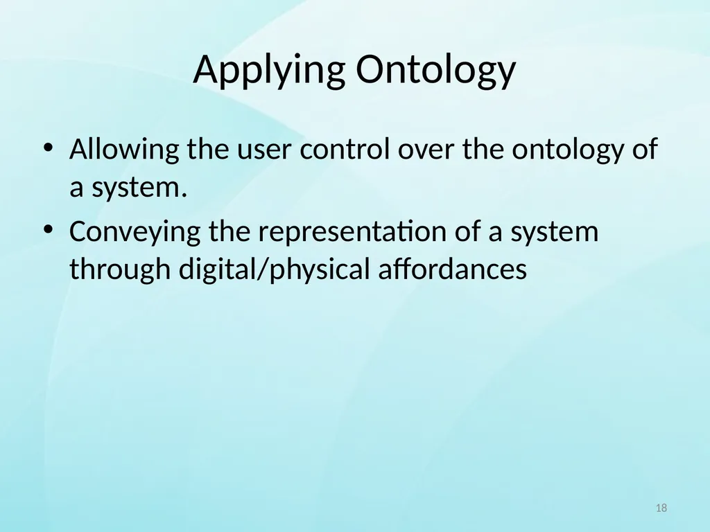Embodied Interaction By Matthew Dunlap 1 Overview - slide 18 of 32