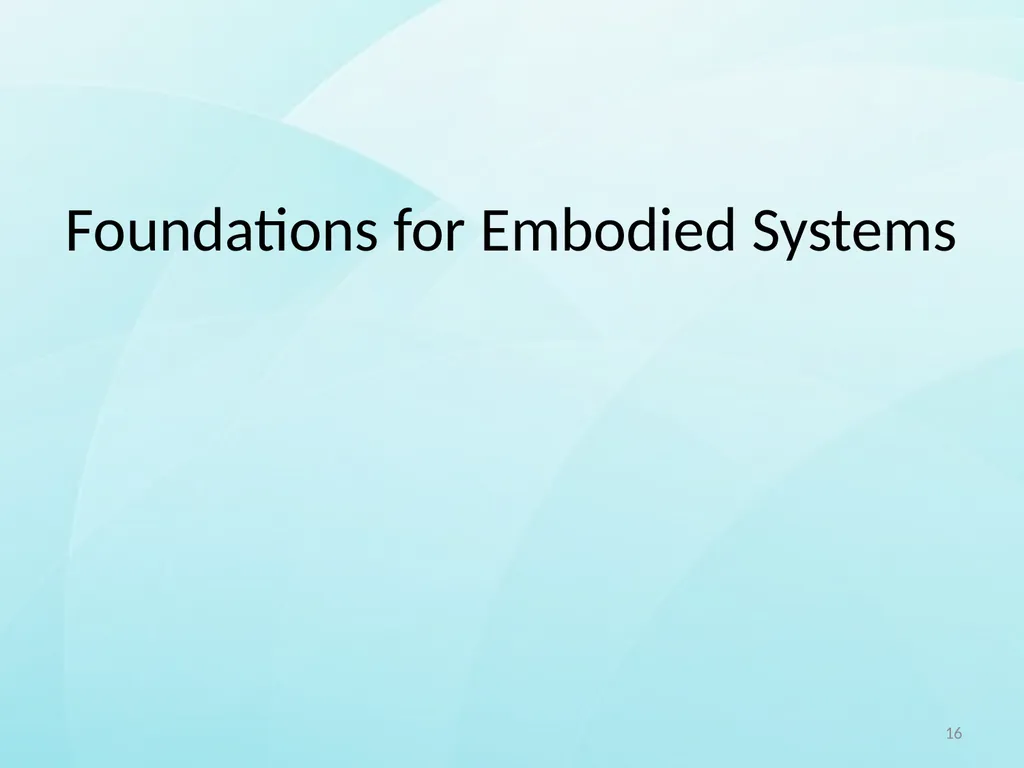 Embodied Interaction By Matthew Dunlap 1 Overview - slide 16 of 32