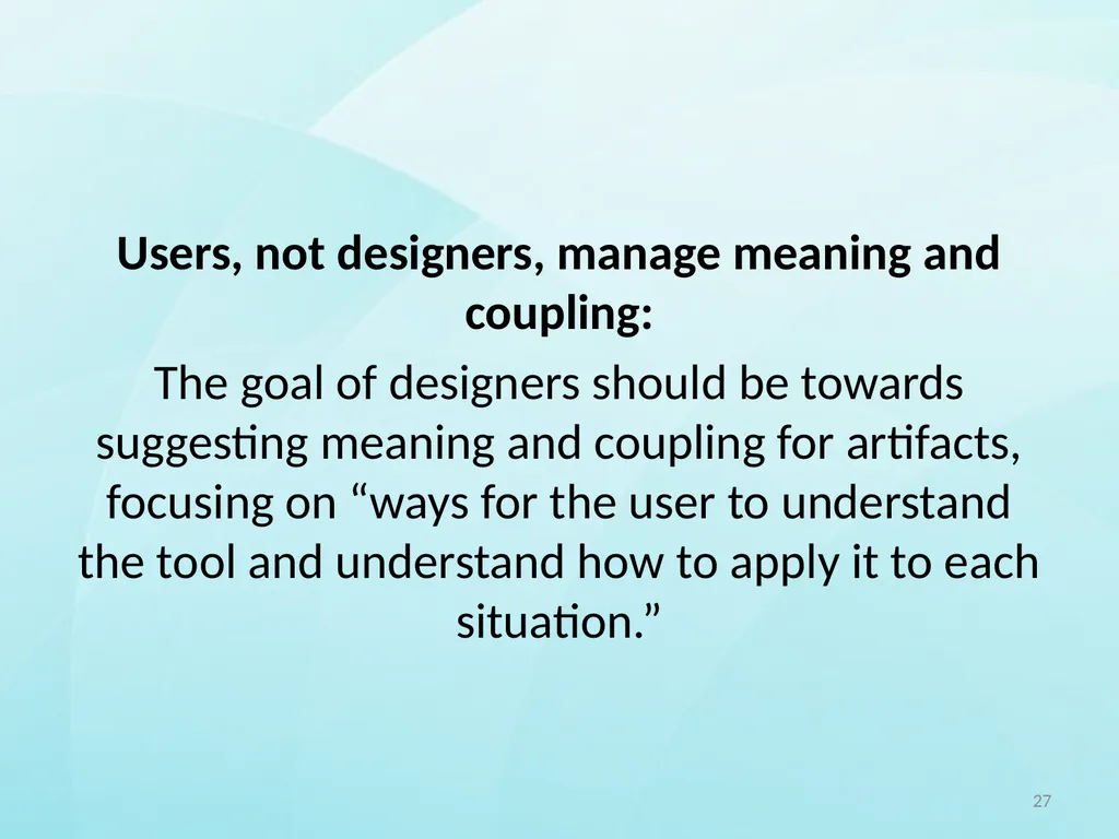 Embodied Interaction By Matthew Dunlap 1 Overview - slide 27 of 32