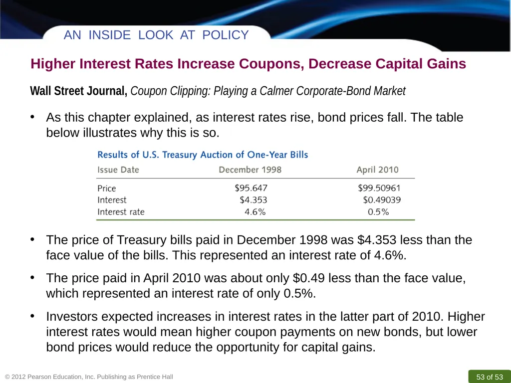 R. GLENN HUBBARD ANTHONY PATRICK O’BRIEN Money, - slide 53 of 53