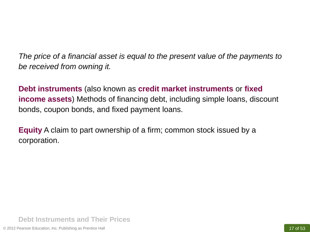 R. GLENN HUBBARD ANTHONY PATRICK O’BRIEN Money, - slide 17 of 53