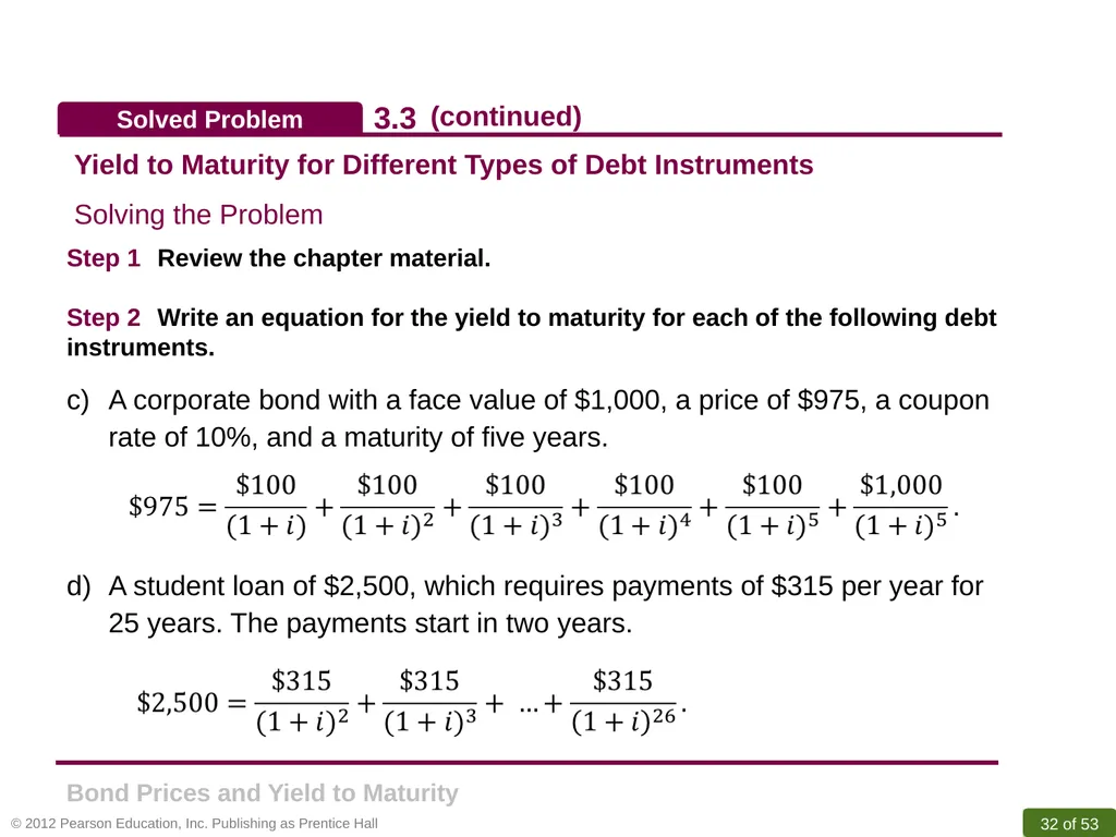 R. GLENN HUBBARD ANTHONY PATRICK O’BRIEN Money, - slide 32 of 53