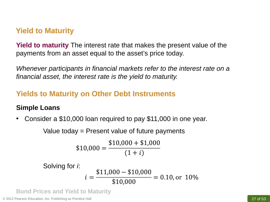 R. GLENN HUBBARD ANTHONY PATRICK O’BRIEN Money, - slide 27 of 53