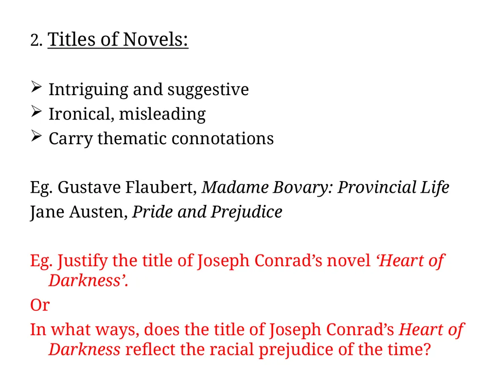 Reading Novels: Critical Reflection and - slide 8 of 15