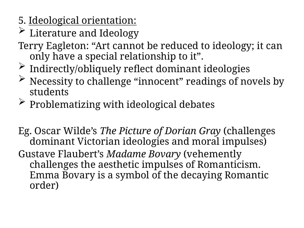 Reading Novels: Critical Reflection and - slide 11 of 15