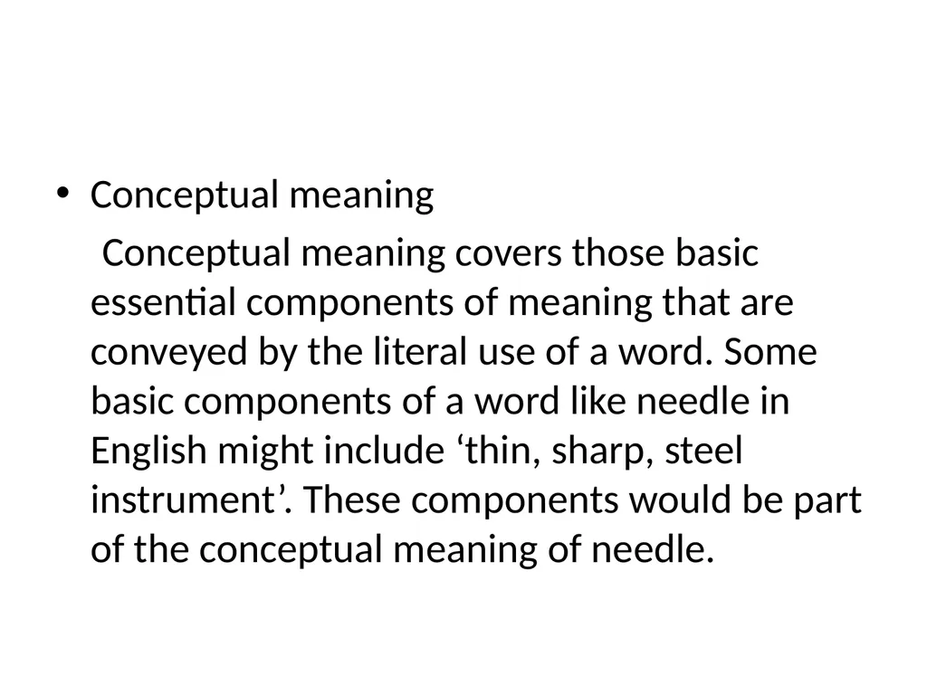 What is semantics? Semantics is the study of - slide 4 of 24