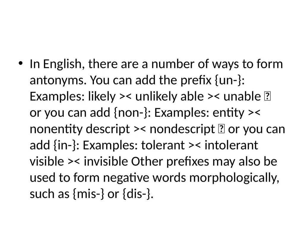 What is semantics? Semantics is the study of - slide 19 of 24