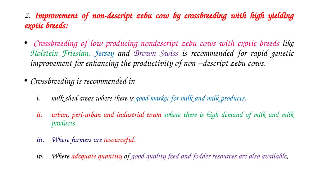 ANIMAL GENETICS & BREEDING UNIT – III Principles - slide 8 of 23