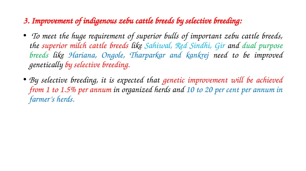 ANIMAL GENETICS & BREEDING UNIT – III Principles - slide 11 of 23