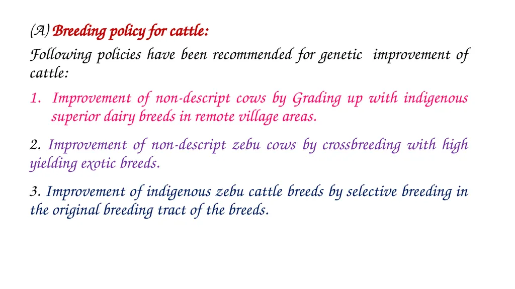 ANIMAL GENETICS & BREEDING UNIT – III Principles - slide 4 of 23
