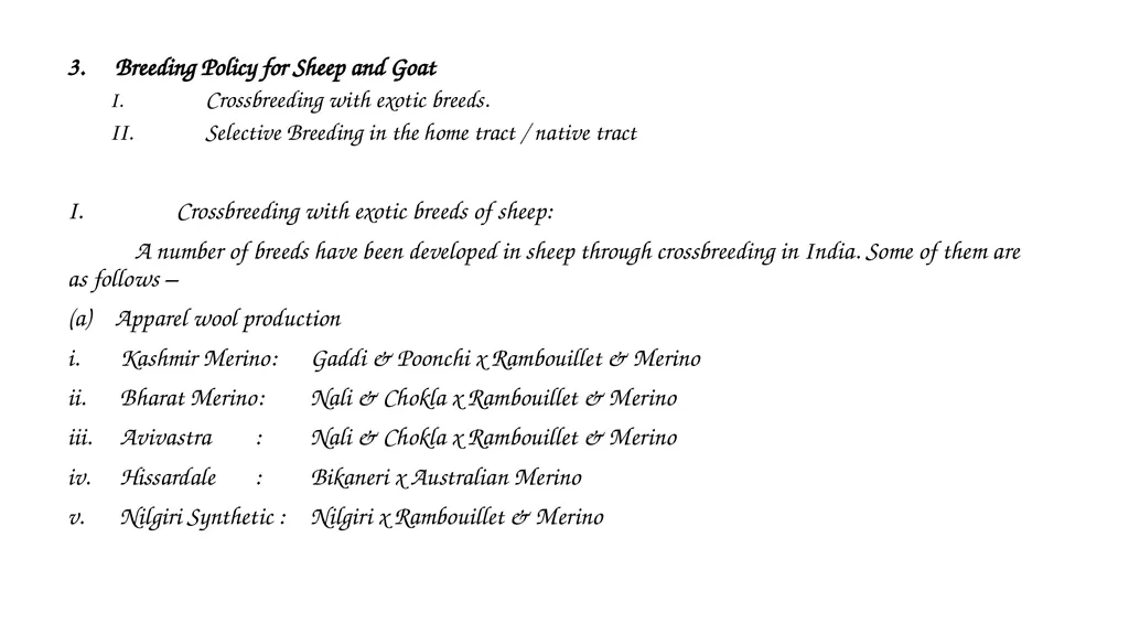 ANIMAL GENETICS & BREEDING UNIT – III Principles - slide 20 of 23