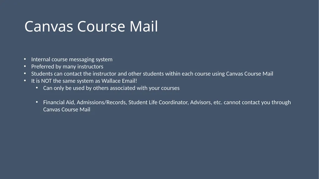 WCC Technology & Online Learning Orientation 105: - slide 21 of 31