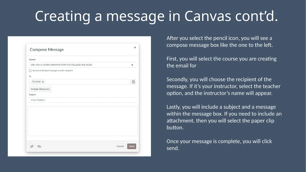 WCC Technology & Online Learning Orientation 105: - slide 25 of 31