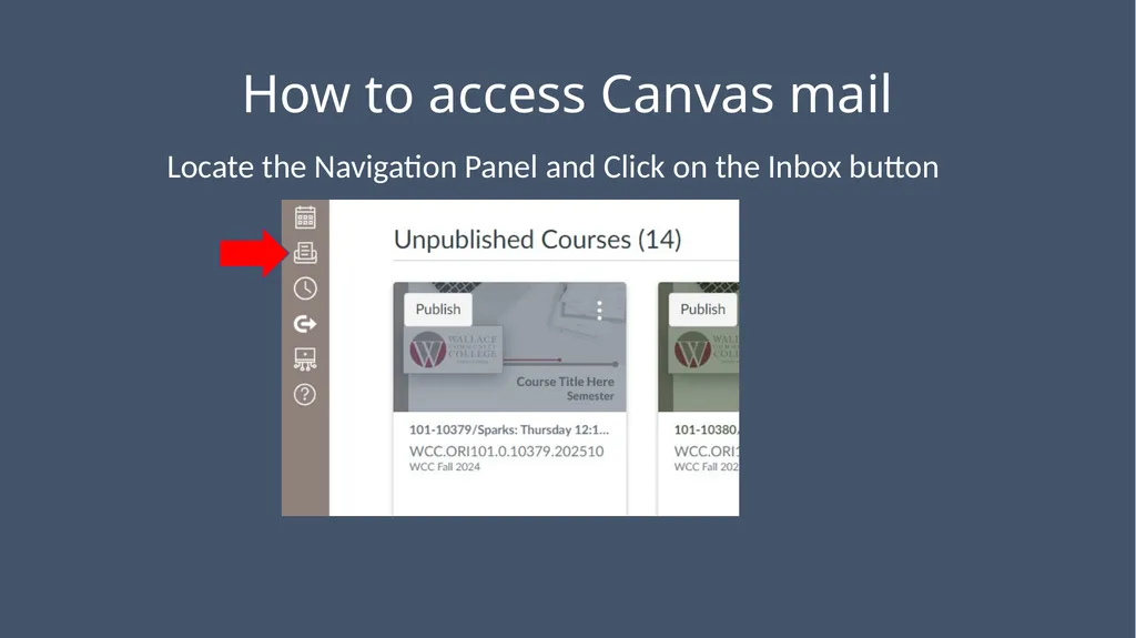 WCC Technology & Online Learning Orientation 105: - slide 22 of 31