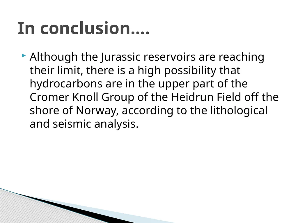 Seismic geomorphological analysis and hydrocarbon - slide 12 of 12