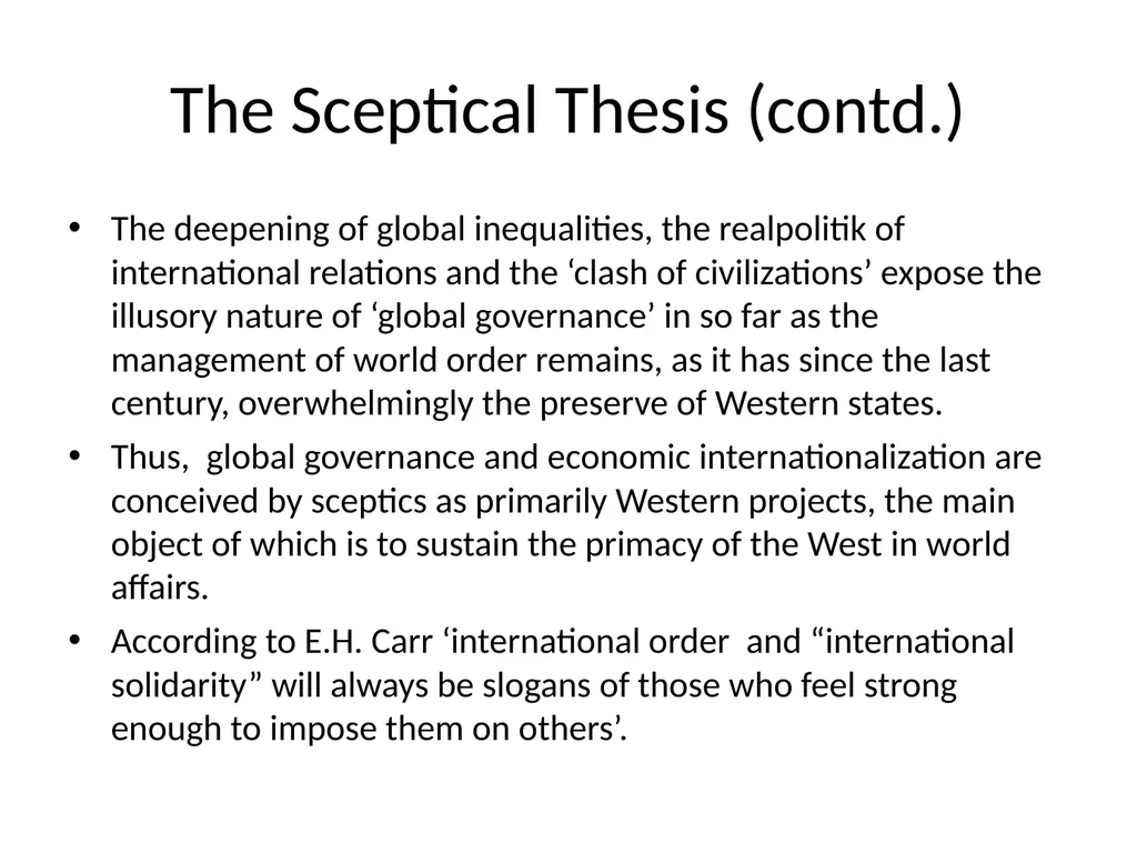 Globalization Debate The Central Questions - slide 10 of 12