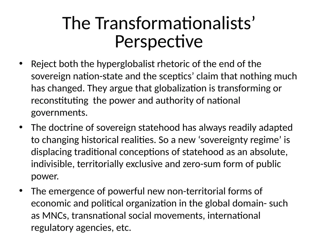 Globalization Debate The Central Questions - slide 11 of 12