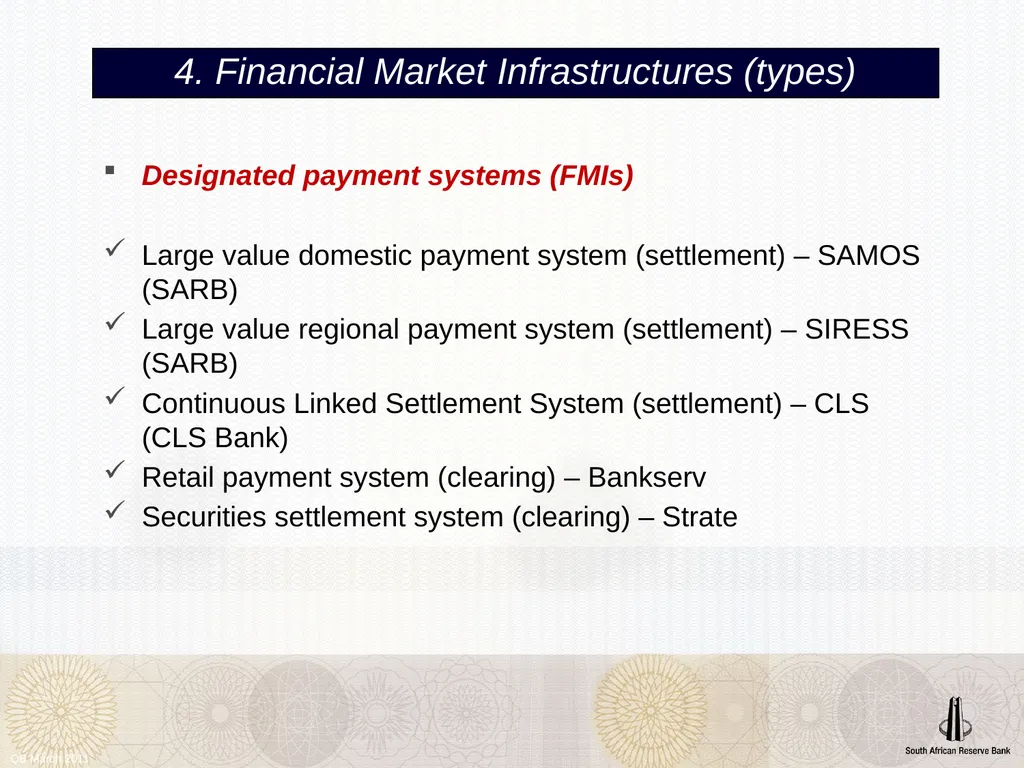 QB March 2011 Financial Market Infrastructures - slide 7 of 12