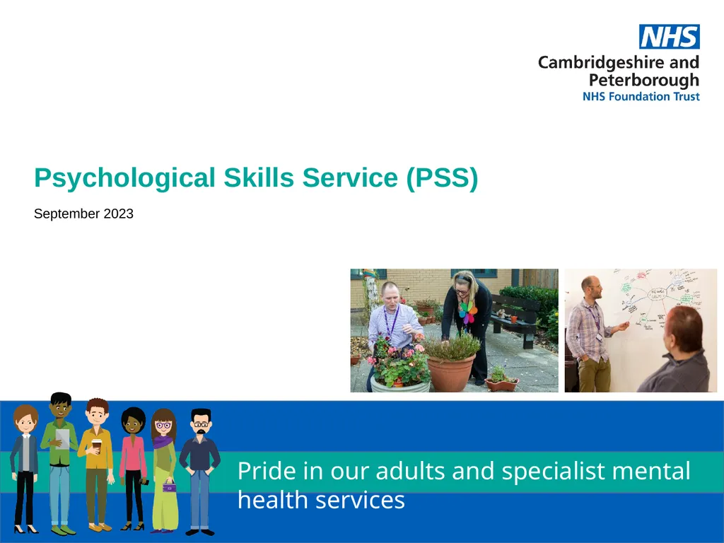 Psychological Skills Service (PSS) September 2023 - slide 1 of 13