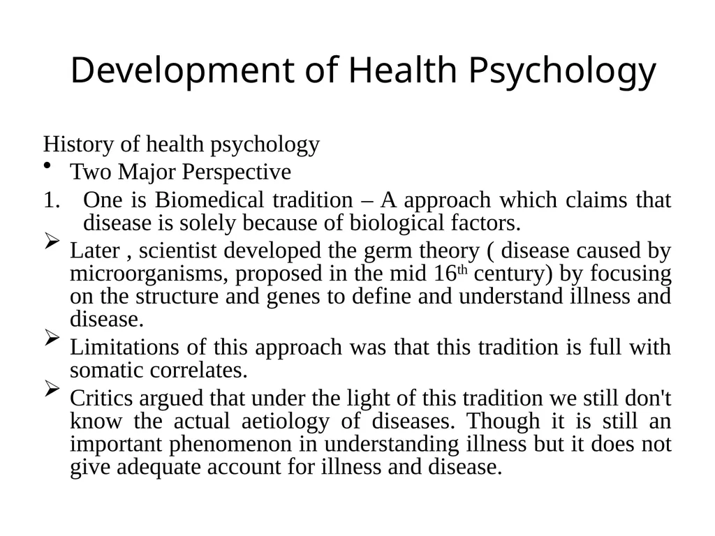 Health Psychology Meaning Of Health in social - slide 11 of 16