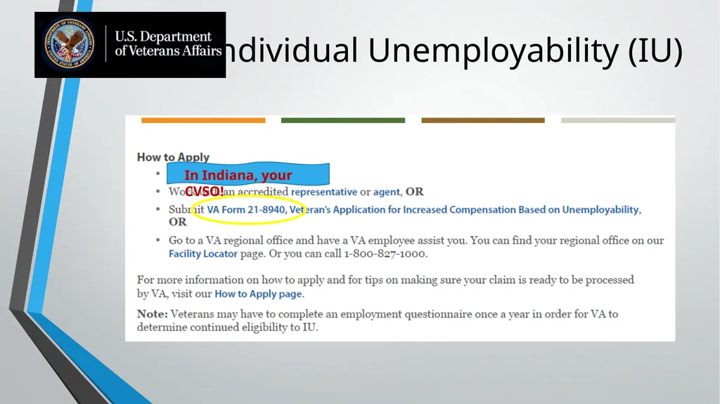 Individual Unemployability Individual - slide 8 of 10