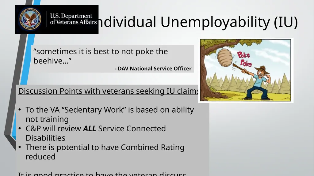 Individual Unemployability Individual - slide 9 of 10
