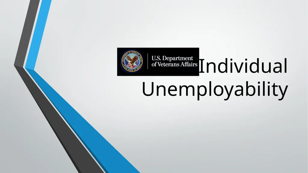 Individual Unemployability Individual
